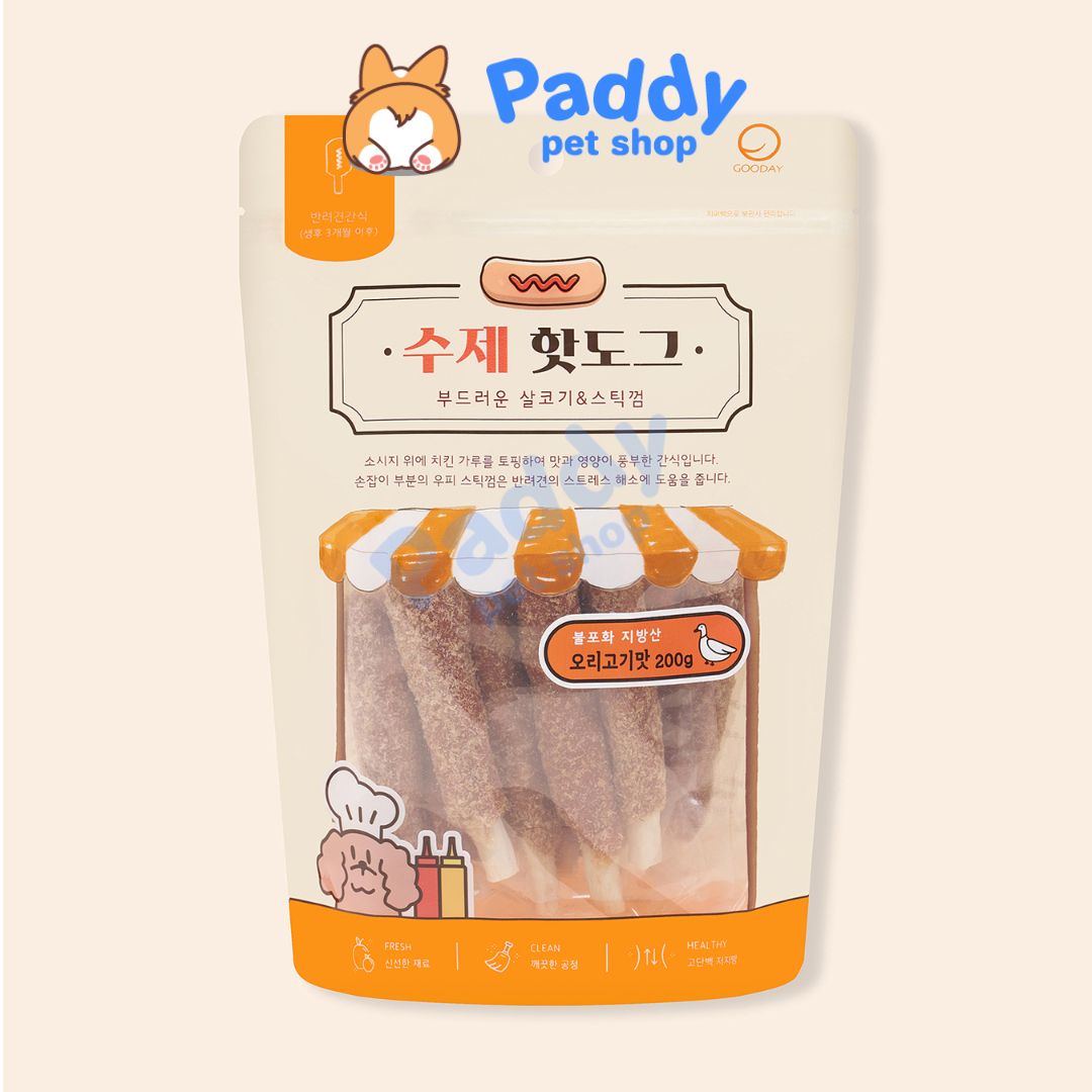 Bánh Thưởng Cho Chó Hotdog Natural Lab 200g (Hàn Quốc)