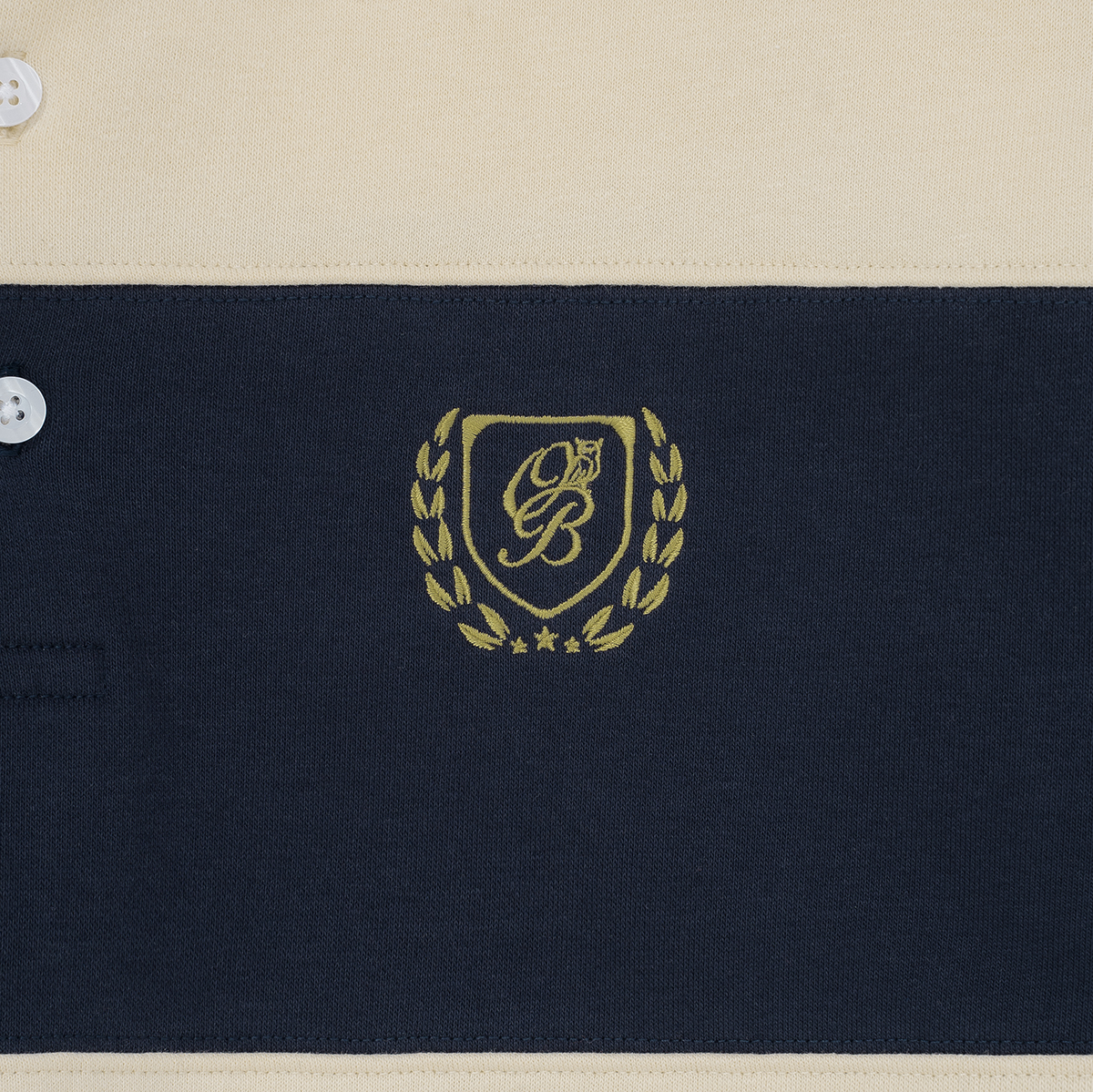 Áo nỉ sọc Owlbrand Rugby/ Navy