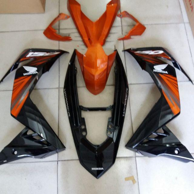 Dàn áo xe máy Winner màu đen Cam HÀNG ZIN CHÍNH HÃNG