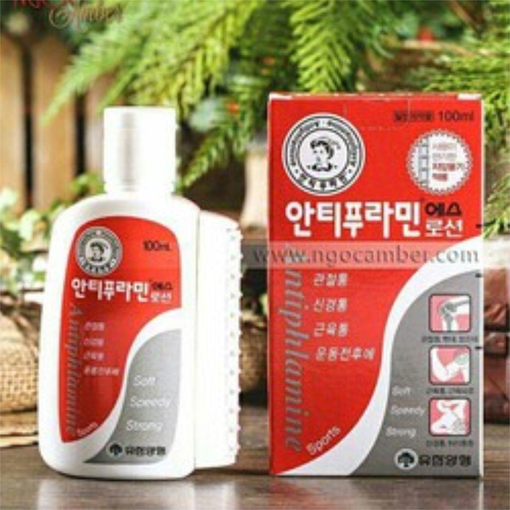 Combo 3 chai dầu nóng Hàn Quốc 100ml (có con lăn)