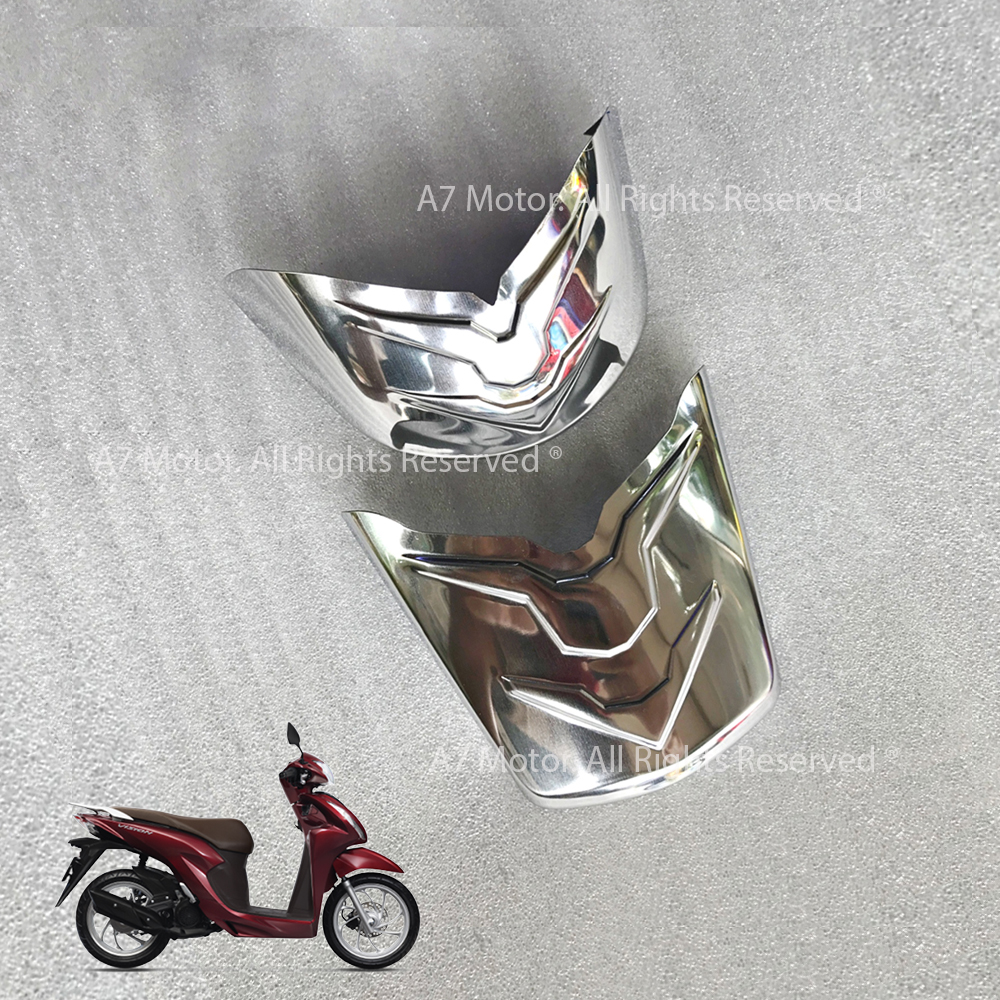 Bộ ốp mỏ & đuôi dè vision 2021 inox 304