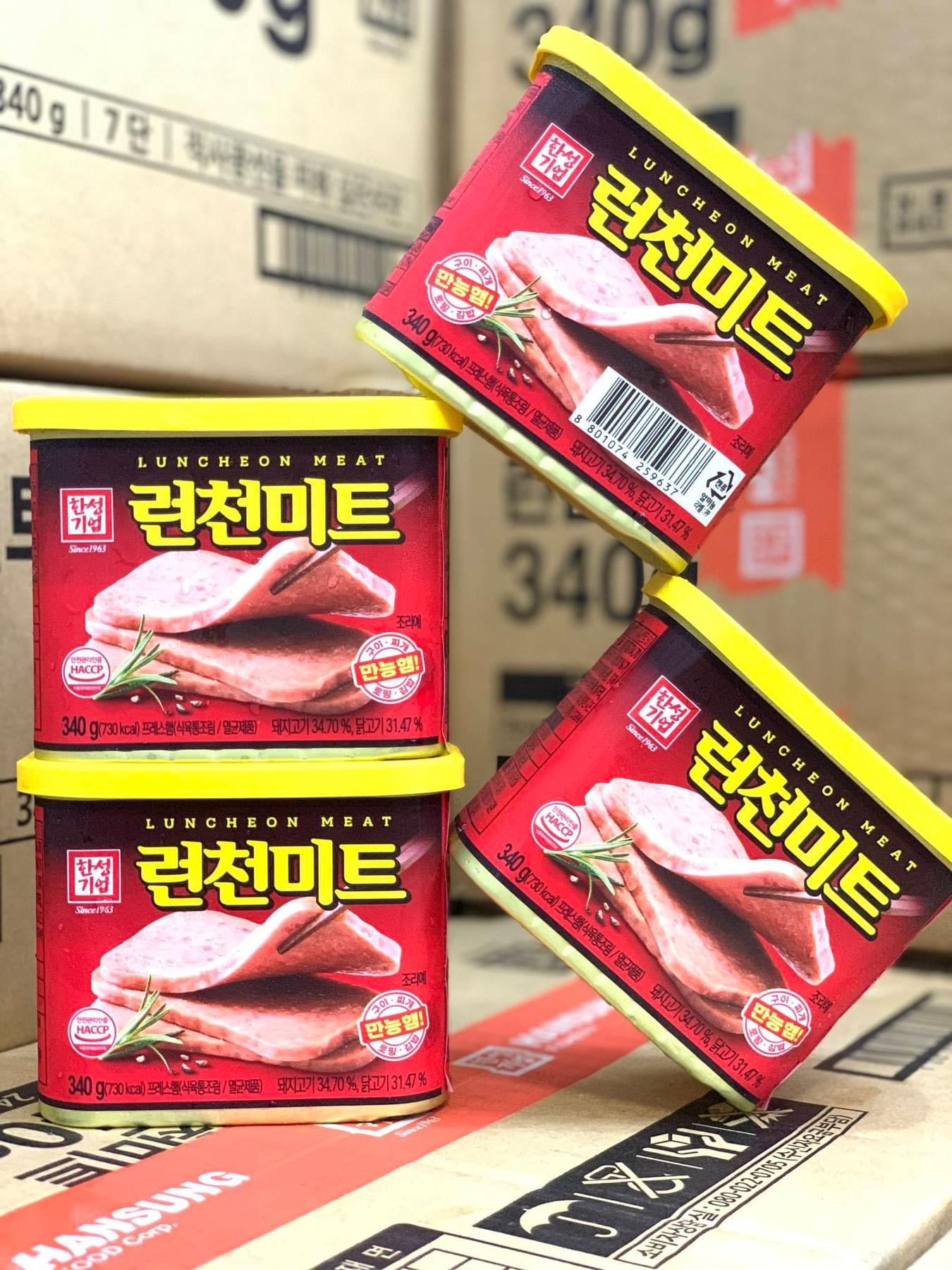 Thịt Hộp Hansung Luncheon Meat Hàn Quốc 340g