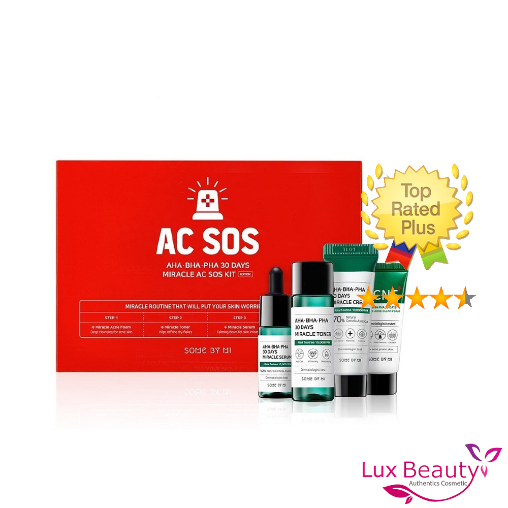 Set Loại Bỏ Mụn Ac Sos Aha-Bha-Pha 30days Some By Mi Kit