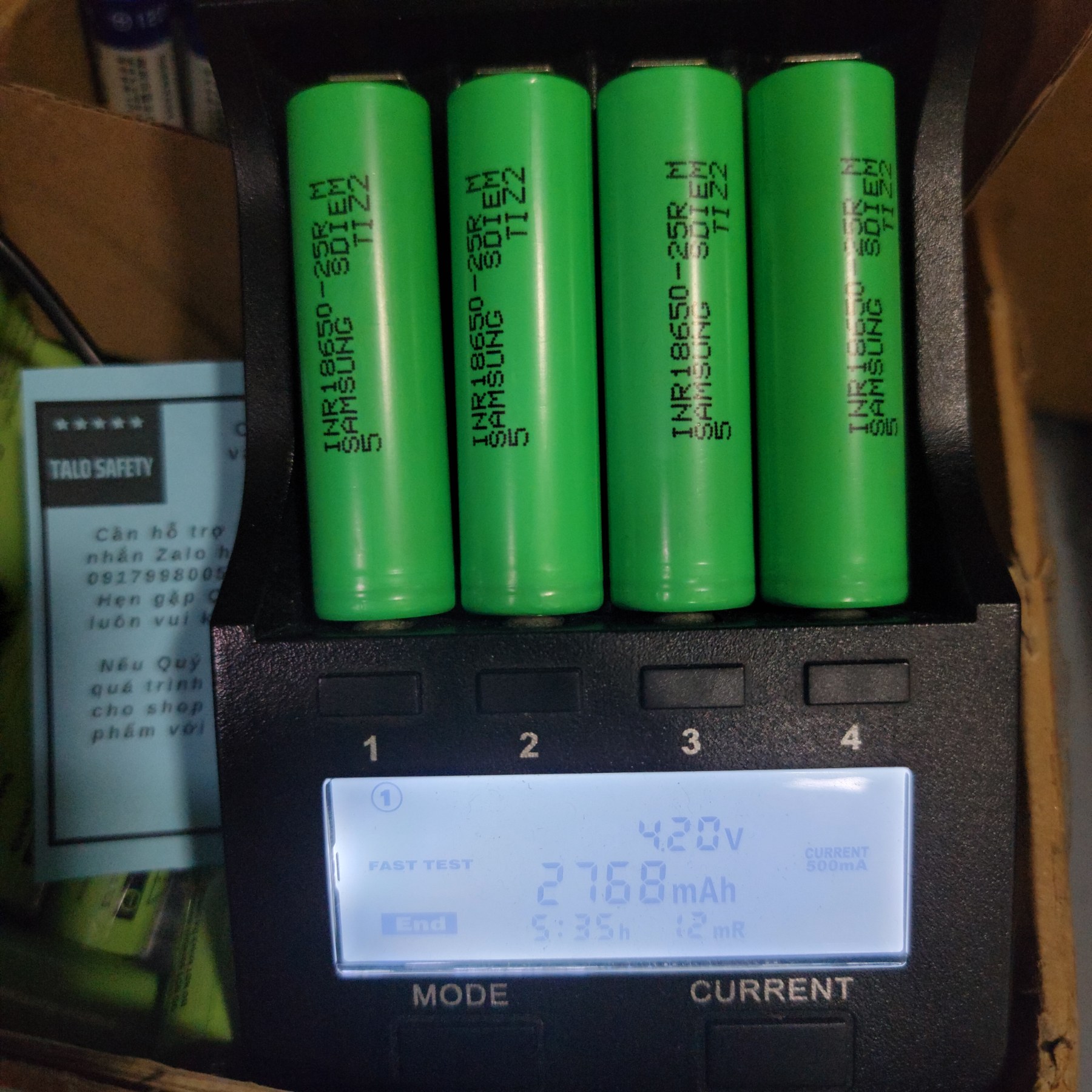 Pin Sạc18650 SS25R 18650 3.7v