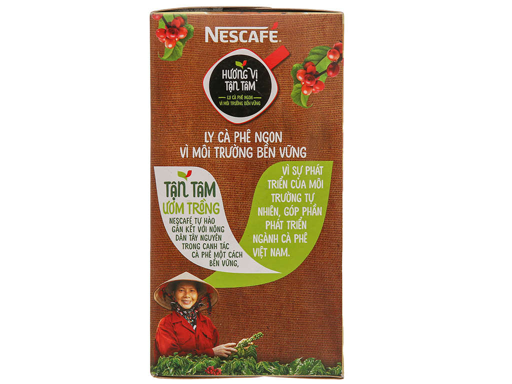 Cà phê sữa đá NesCafé nhân đôi sánh quyện 240g (10 gói x 24g)