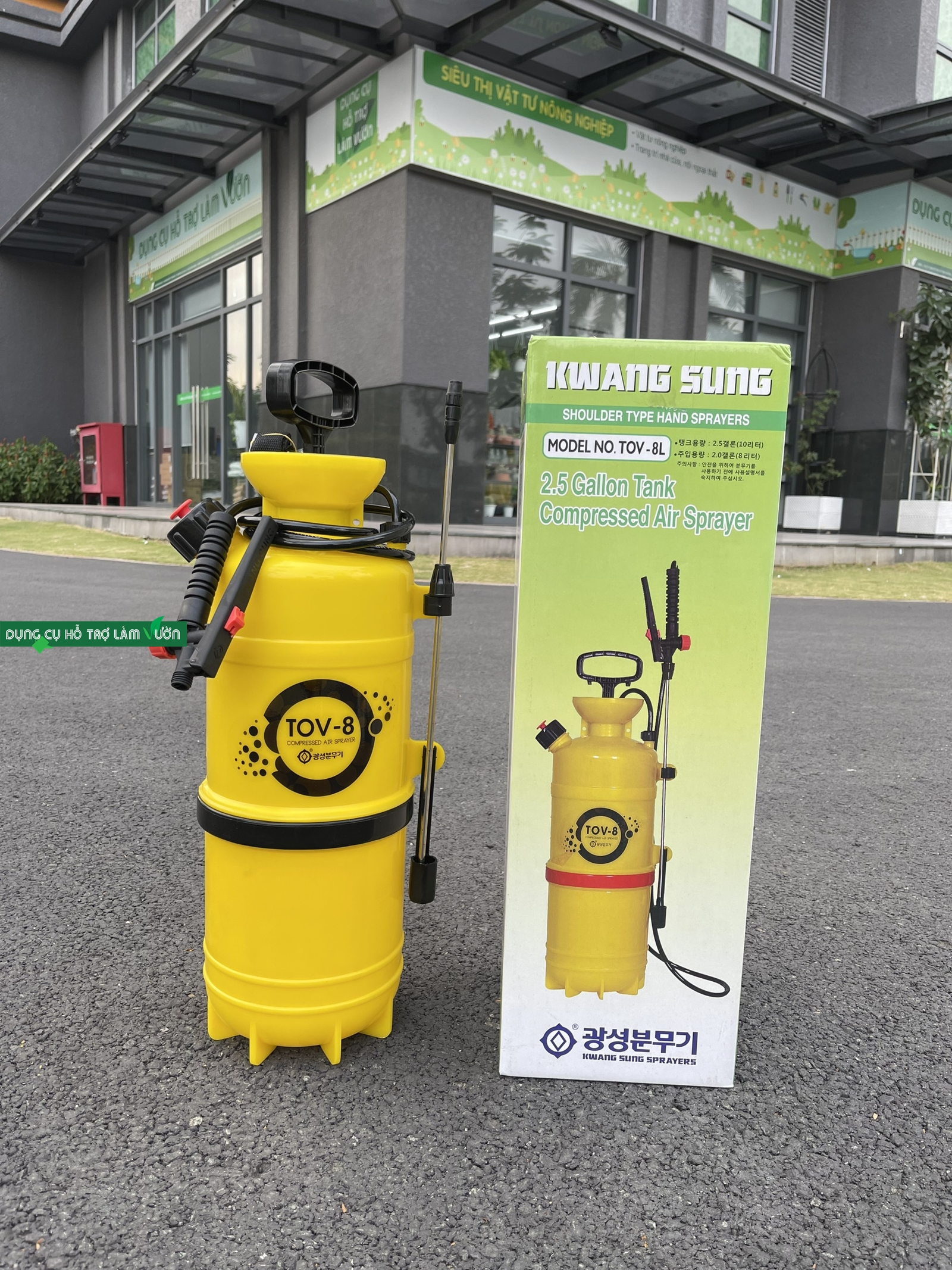 Bình xịt tưới cây 4-6-8 lit Kwang Sung chuyên dùng phun phân bón lá, phun các loại chế phẩm trừ sâu hại cây