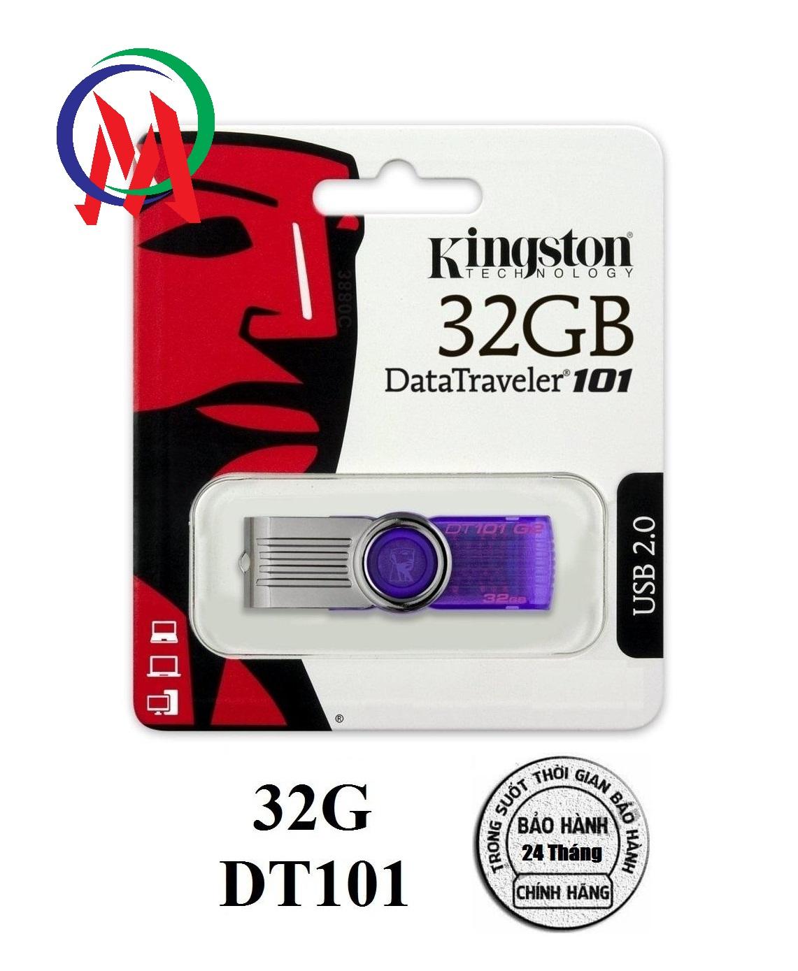 [HCM][BH 24 tháng] USB 32GB KT DT101 dung lượng thật