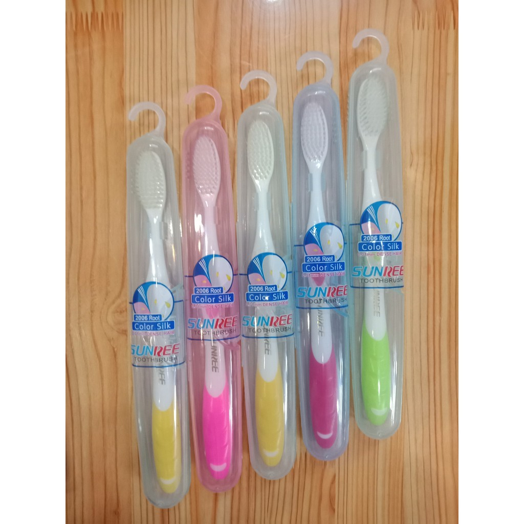 5 Bàn Chải Đánh Răng Sunree Thái Lan.