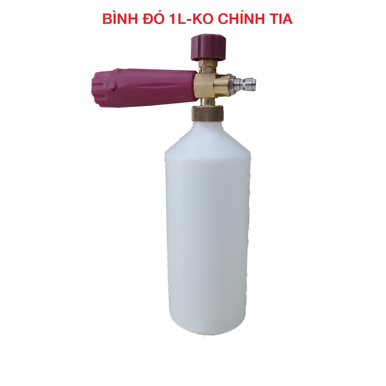 Bình phun bọt tuyết 1L lắp máy rửa xe -B1LĐ