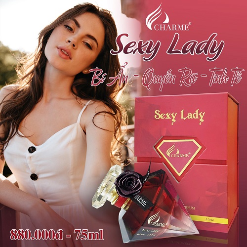 [HCM]Nước hoa nữ Sexy Lady (10ml - 75ml) - BÍ ẨN, QUYẾN RŨ, VÀ TINH TẾ - MẪU HỘP MỚI