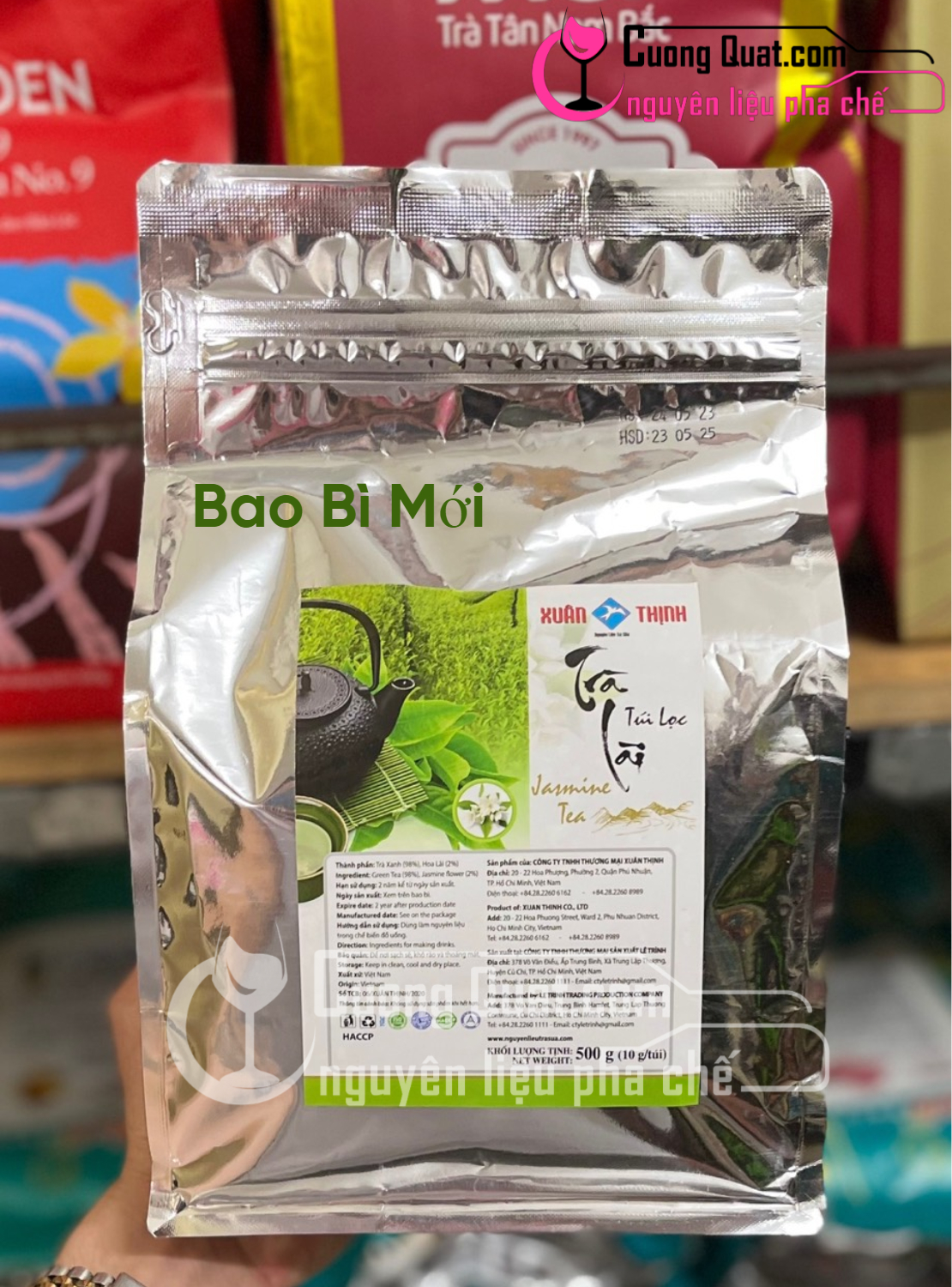 Lục Trà Xuân Thịnh Gói 500gr (Túi lọc)