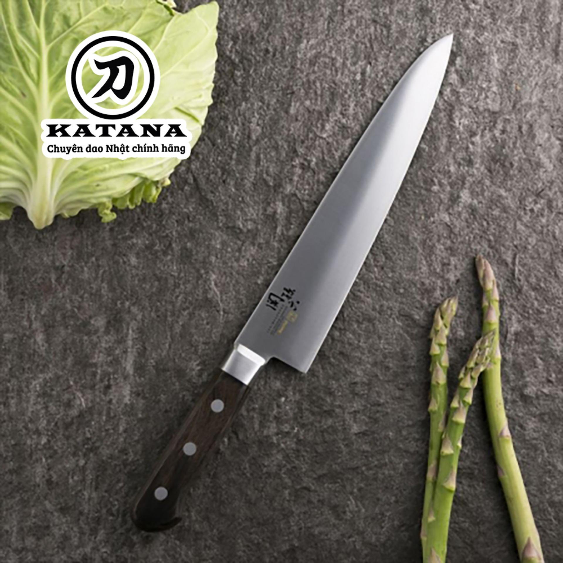 Dao bếp Nhật cao cấp KAI Benifuji Chef - Dao thái thịt cá AB5442 (240mm)