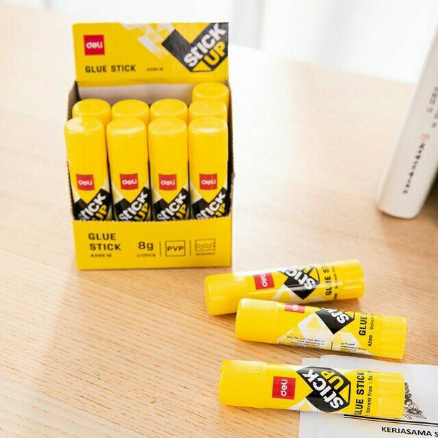 Combo 5 Lọ Hồ Khô Dạng Thỏi Deli 8g A20010 - Hiệu Quả Bám Dính Mạnh, Ít Mùi, Khô Nhanh Khi Sử Dụng