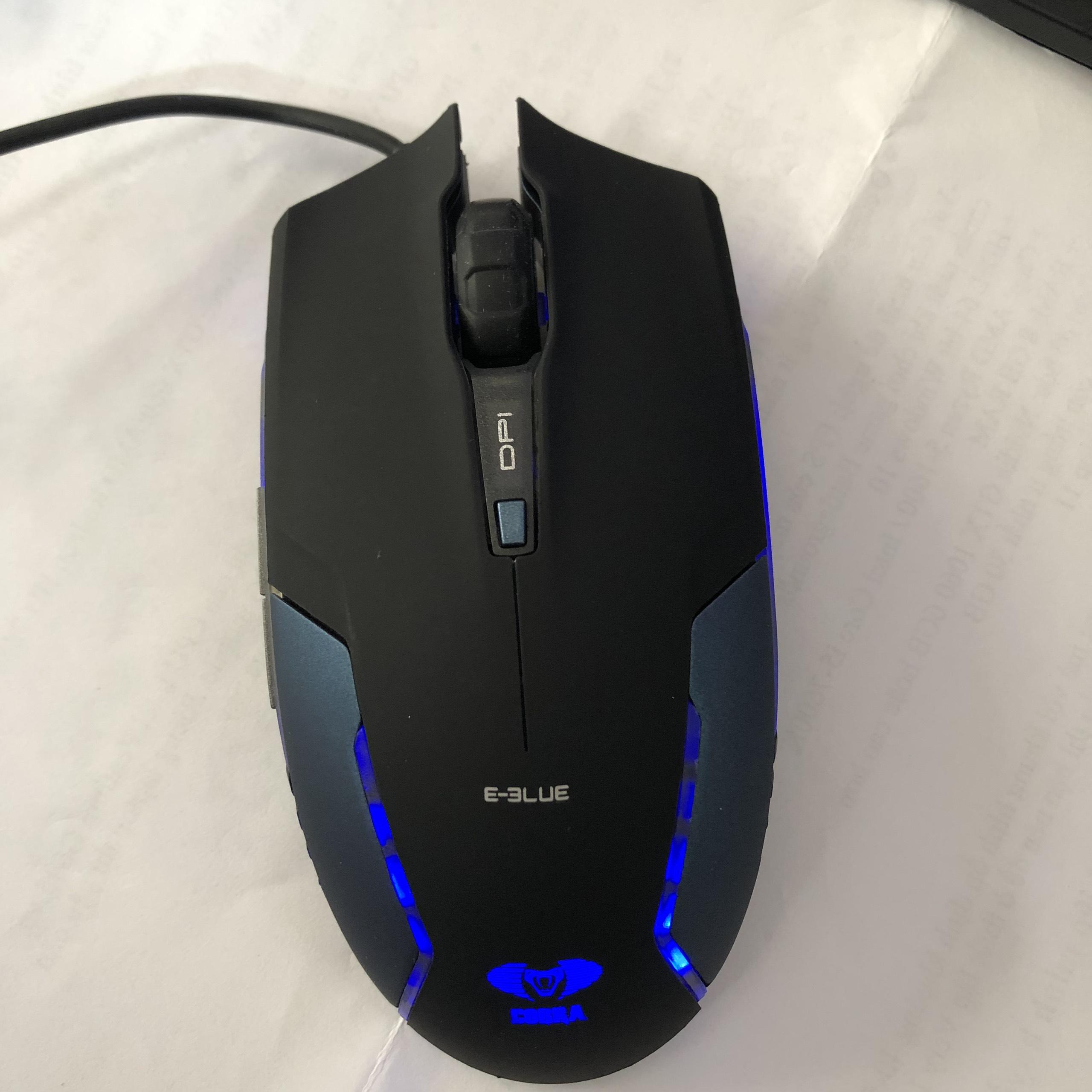 Chuột gaming E-Blue Junior II EMS151BL (Đen), chuột chơi game, chuột máy tính
