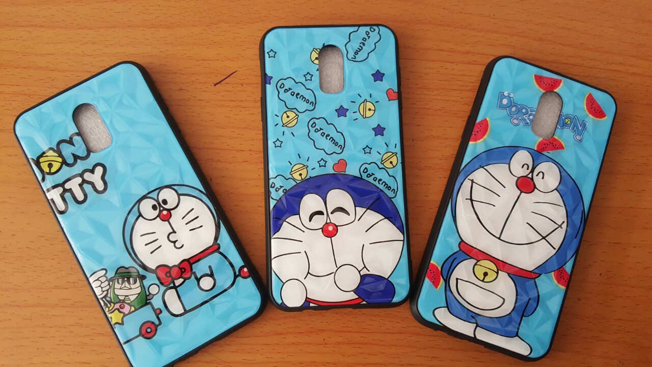 Ốp lưng Samsung J730/J7pro - ốp 3D kim cương Doraemon