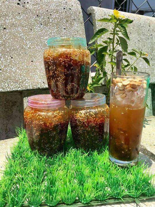 Nước me ngào khóm 1kg2 ( tặng 300gr đậu phộng rang)