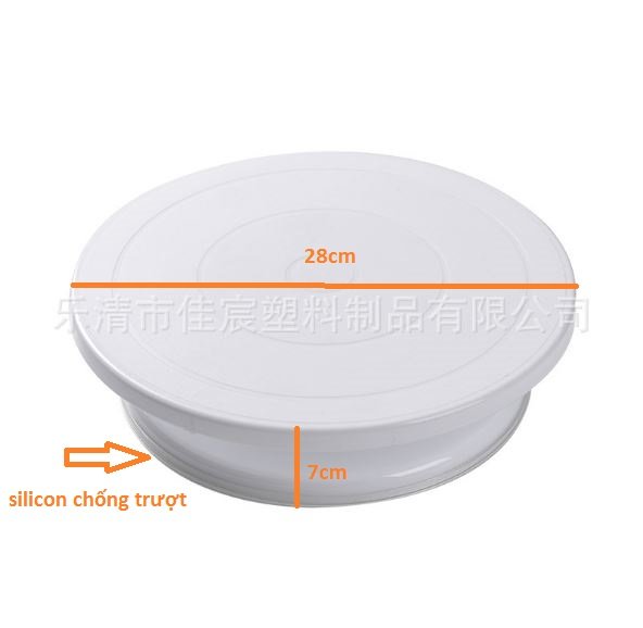 Bàn xoay làm bánh kem 28cm