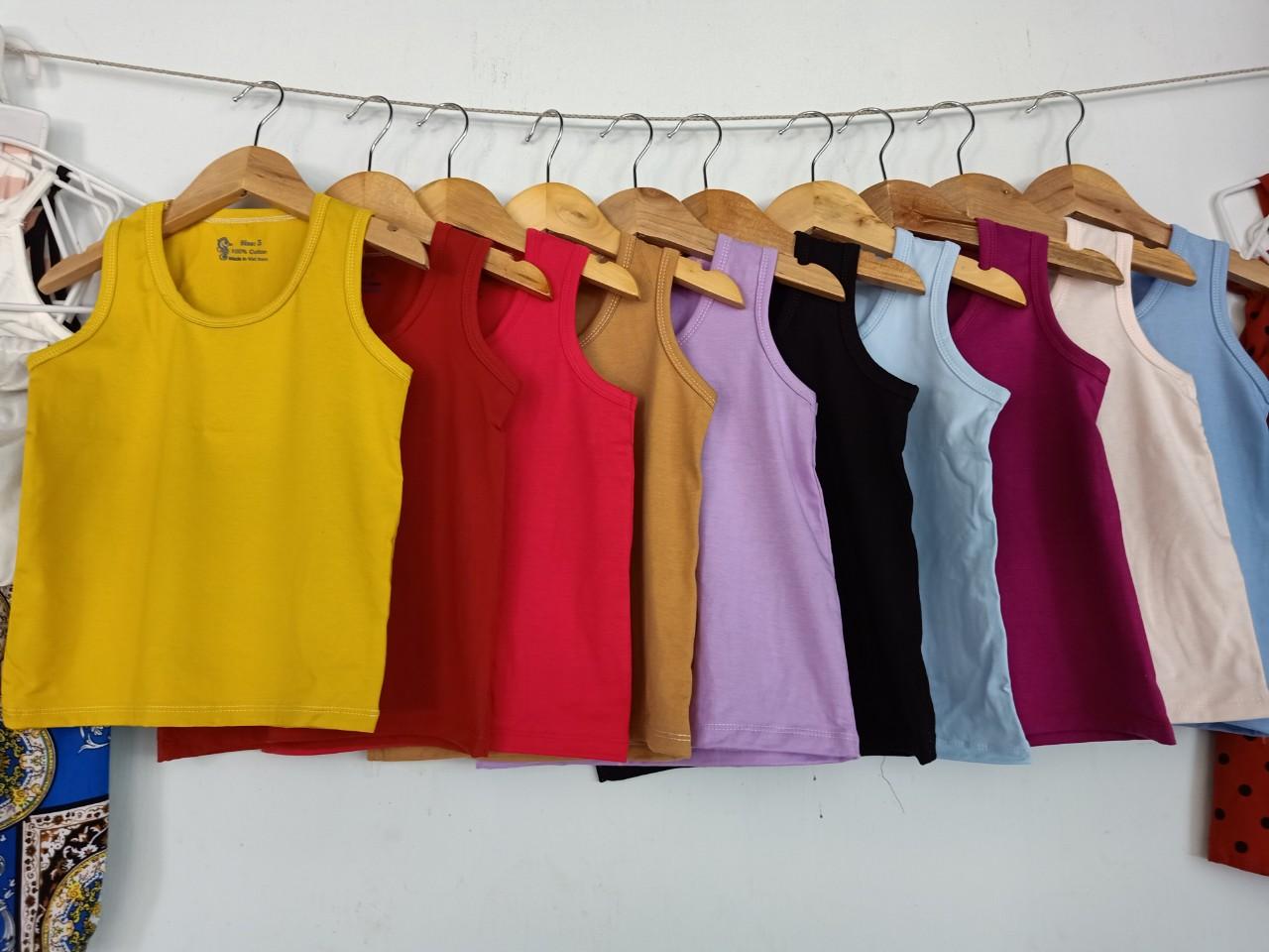 Set 5 Áo thun ba lỗ cho bé gái
