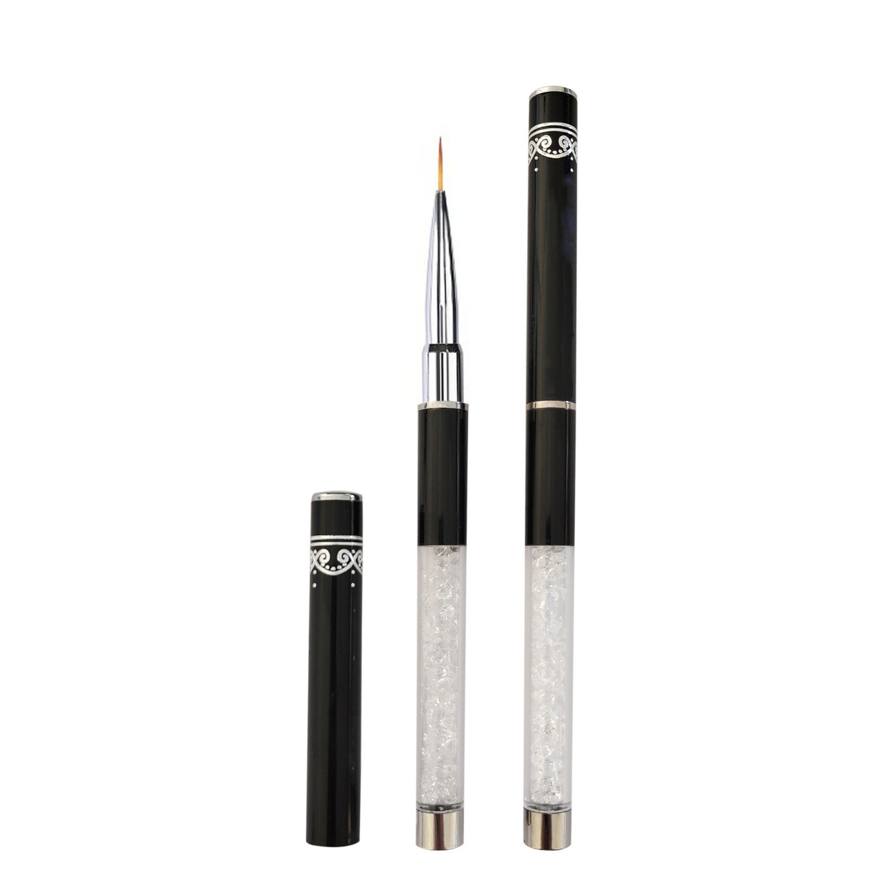Cọ nét cán đá cao cấp 3 sizes (7mm; 9mm; 11mm) - Cọ vẽ nail chuyên dụng (lẻ chiếc)