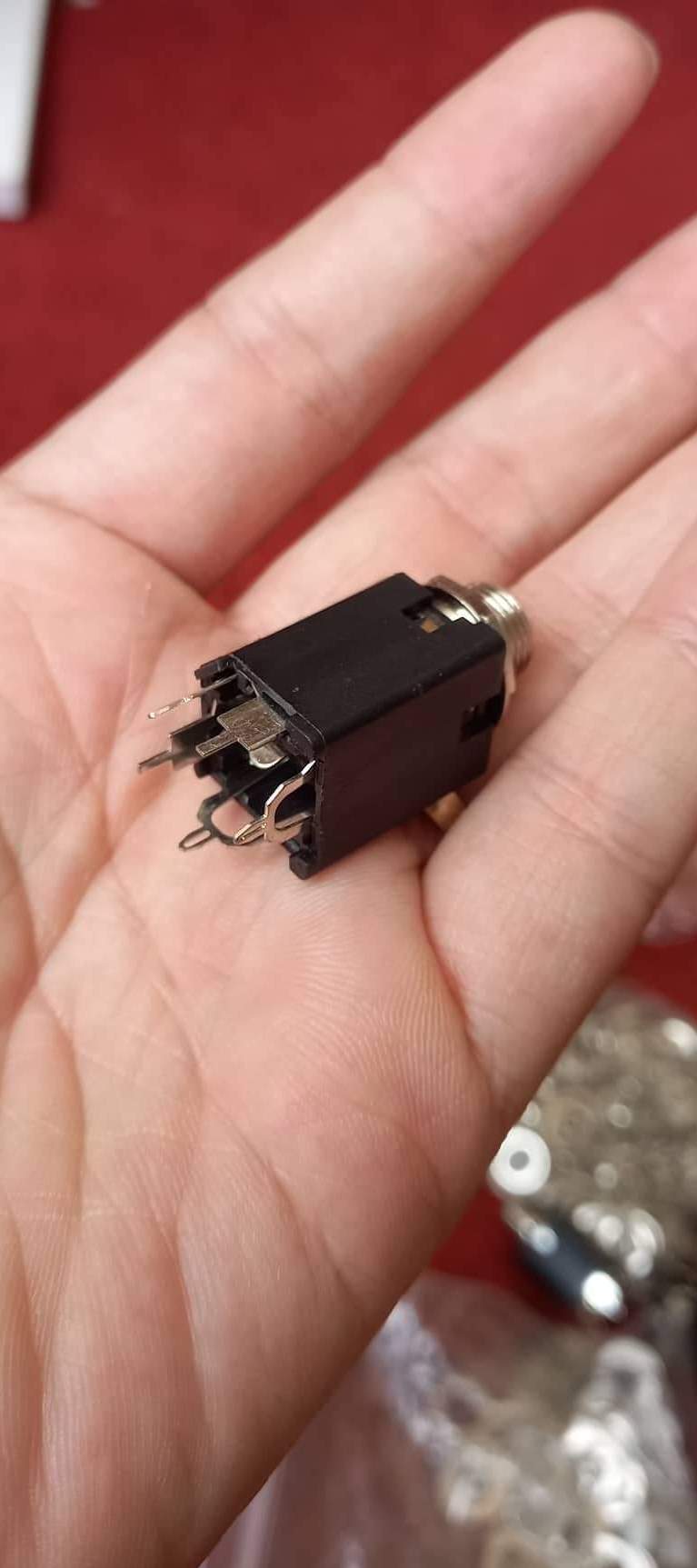 Jack 6 ly âm (cái) Stereo hàn máy Hình Vuông
