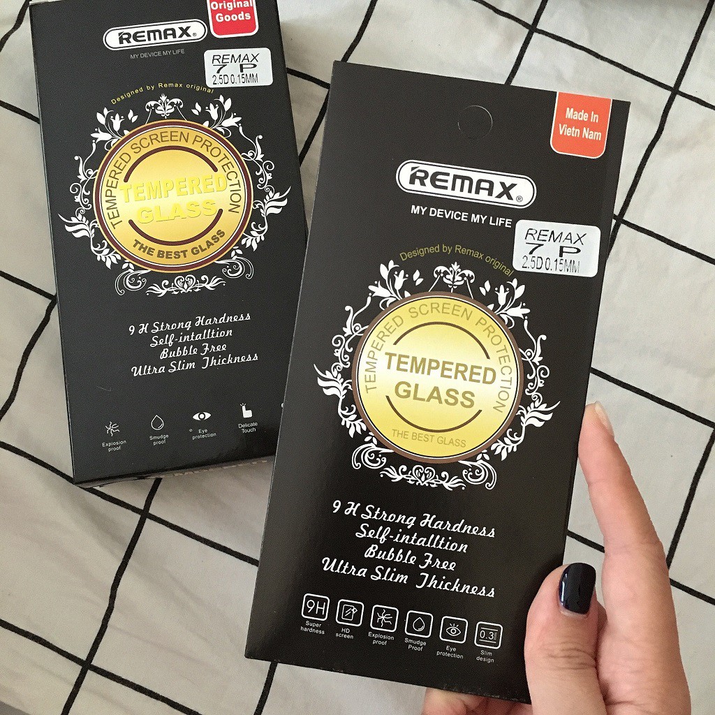 Kính Cường Lực iPhone Remax Siêu Bền I-Phone 7/8/7Plus/8Plus/Xs/Xsmax/XR/11/11Pro/11PM/12/12Pro/12Mini/12Promax