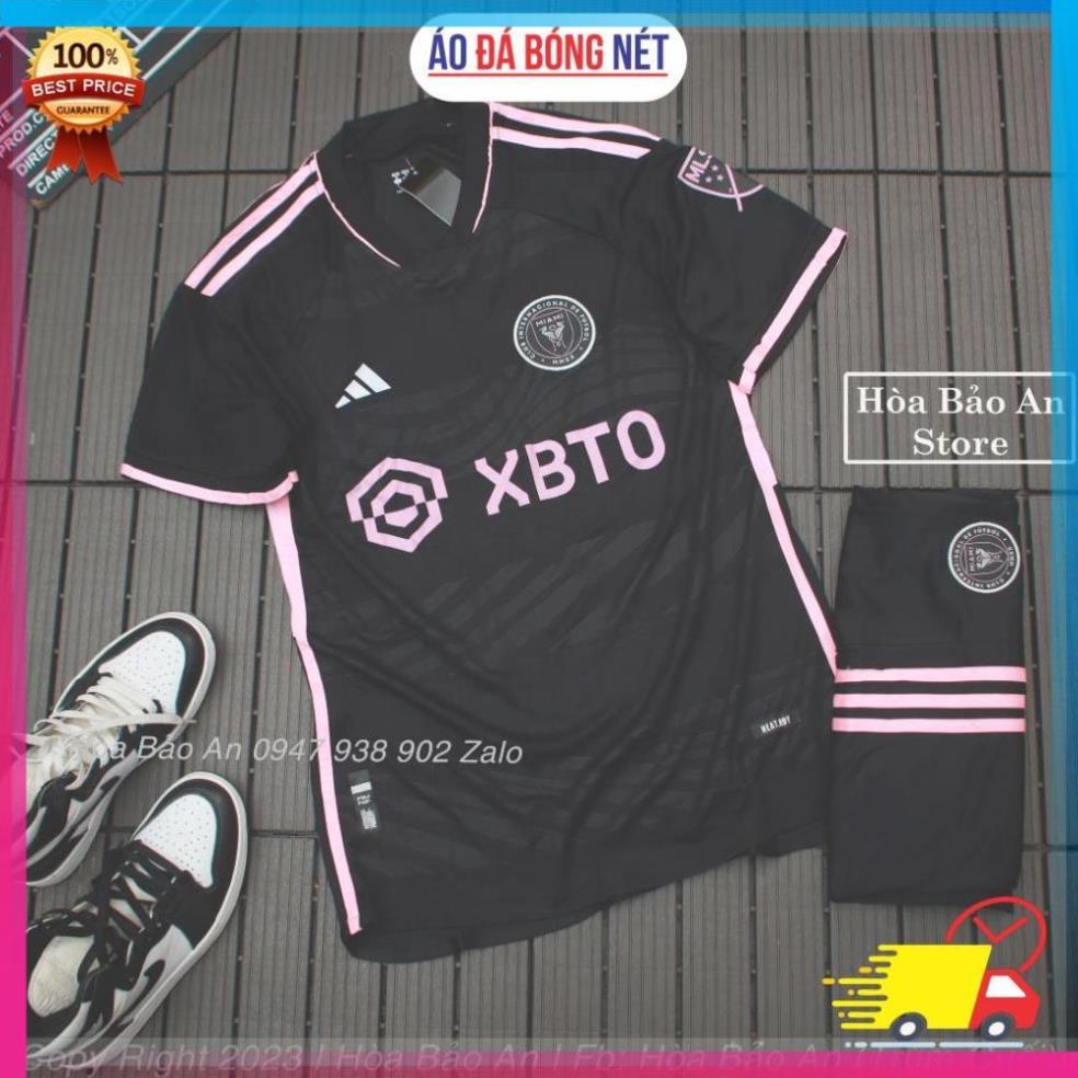 Miễn Phí Ship. Bộ Quần Áo Bóng Đá Clb Inter Miami 2024 Màu Đen Messi Mới -  Vải Gai Thái Cao Cấp Chuẩn Thi Đấu .Có Sỉ - Mixasale