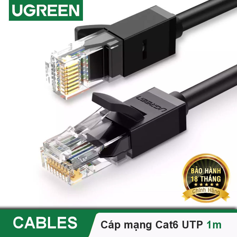 Bảng giá Cáp mạng Cat6 UTP 26AWG CCA UGREEN NW102 sử dụng trên các mạng Ethernet / RJ45 - Hãng phân phối chính thức Phong Vũ