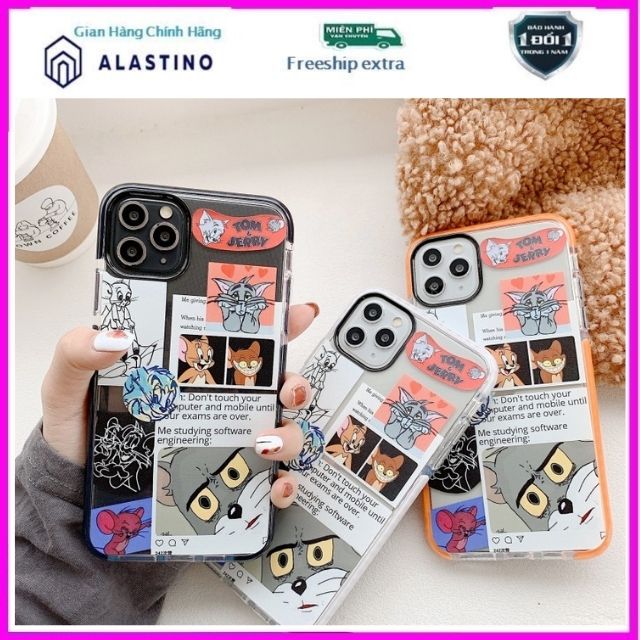 Ốp lưng iphone - ốp iphone tom và jerry cạnh 6/6s/6plus/6splus/7/8/7plus/8plus/x/xs/xs max/11/11pro max-bc-6