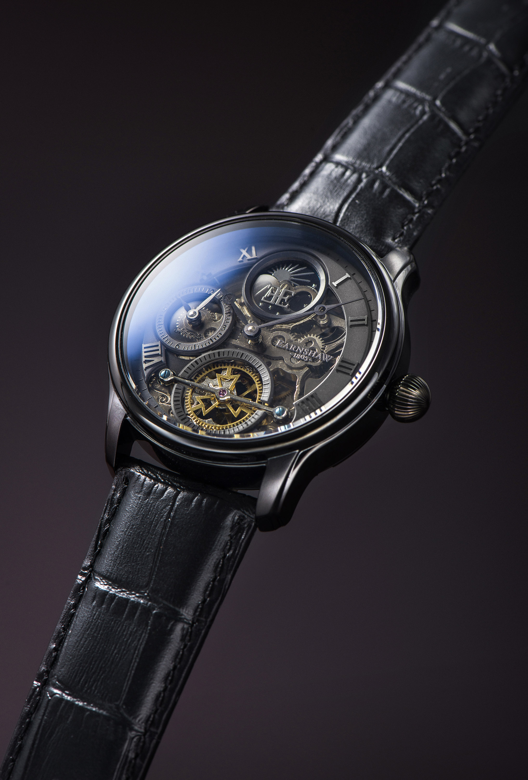 Đồng hồ nam dây da Thomas Earnshaw - ES-8063-03