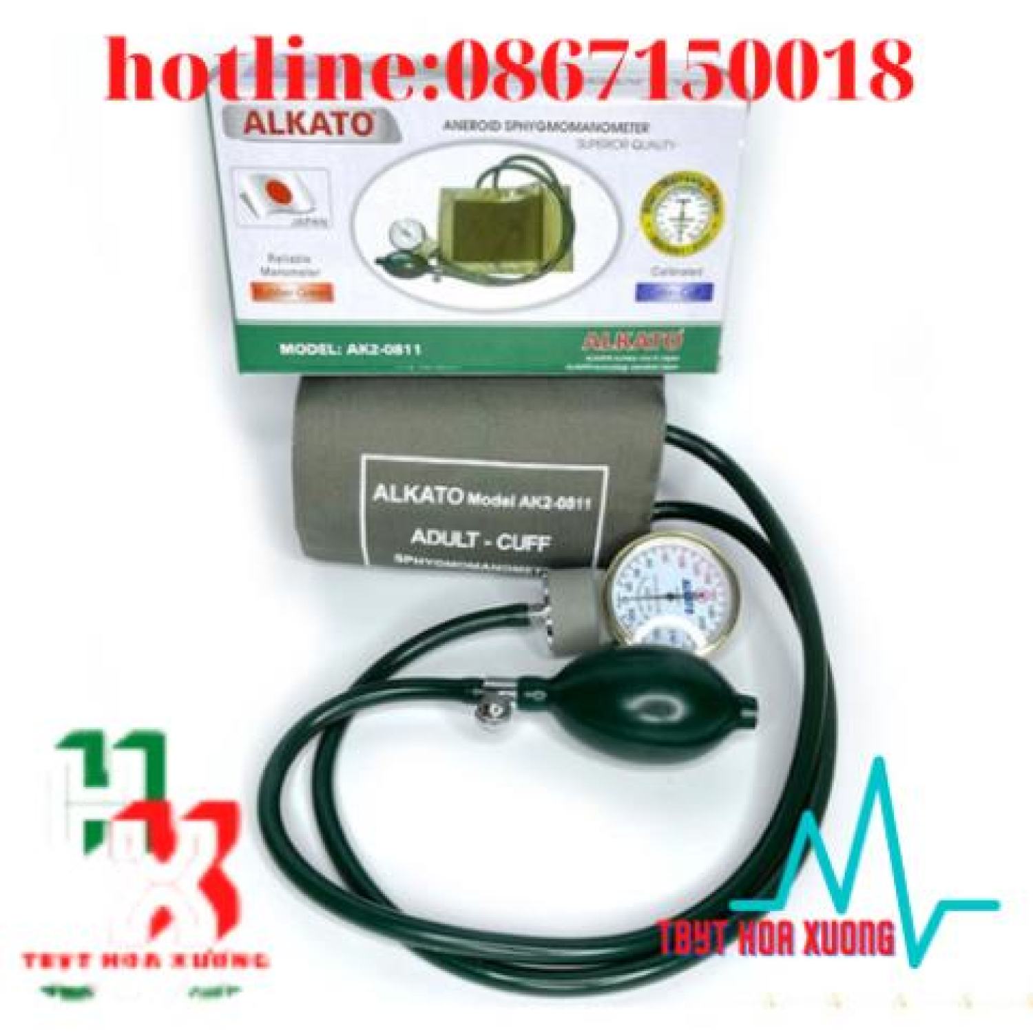 Trọn Bộ Máy đo huyết áp cơ ALKATO AK2-0811