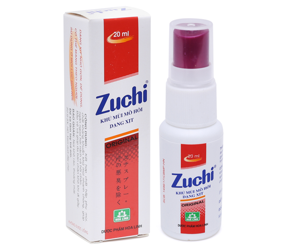 Combo 5 Xịt Khử Mùi Zuchi Nách