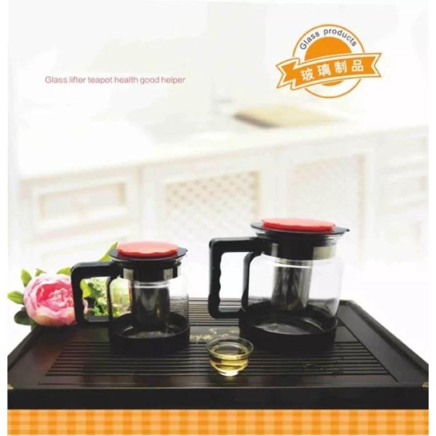 Ấm pha trà và cà phê có lưới lọc inox 8160 BP