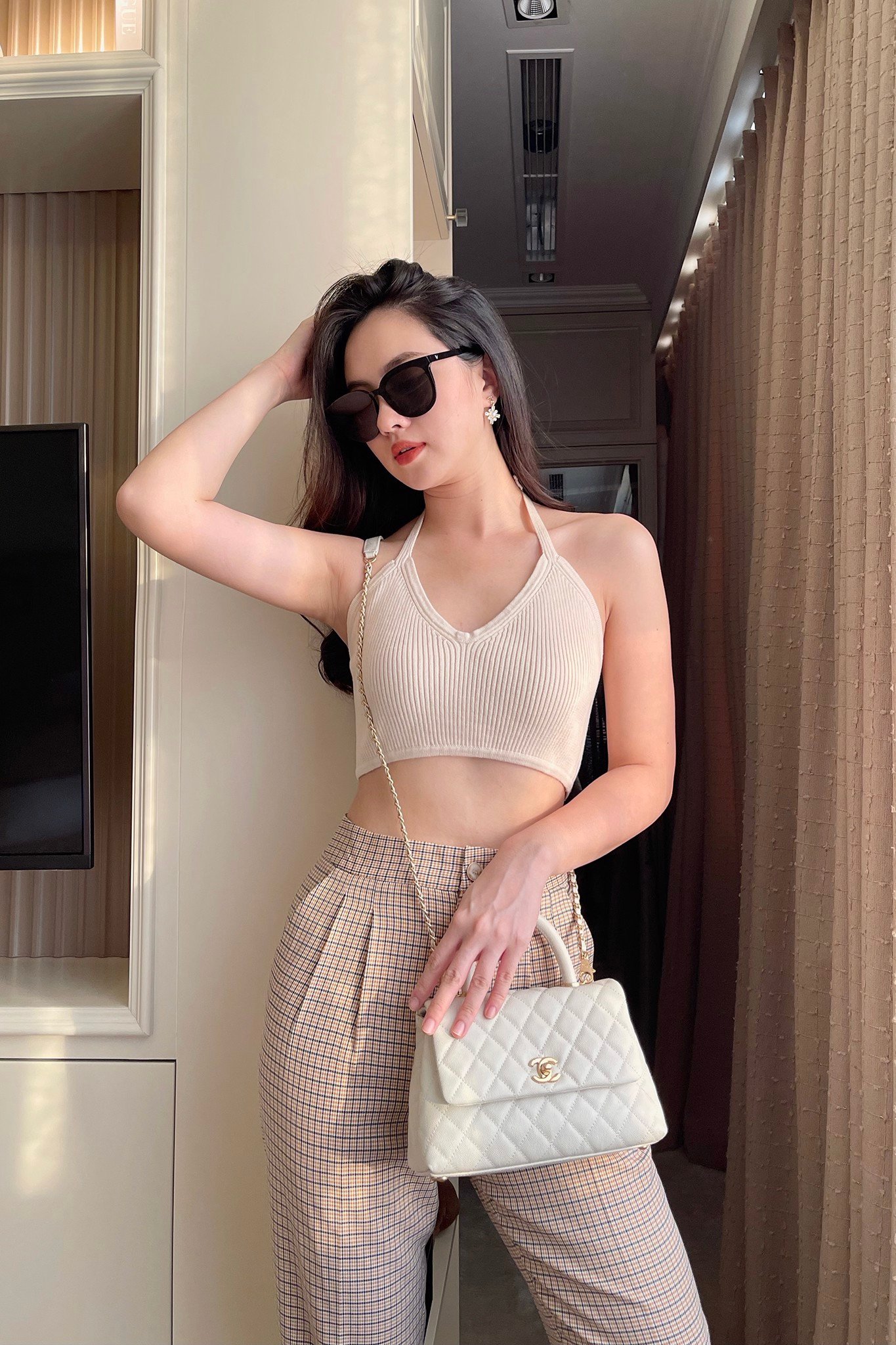 Áo hai dây Eva de Eva 21AAWE002B