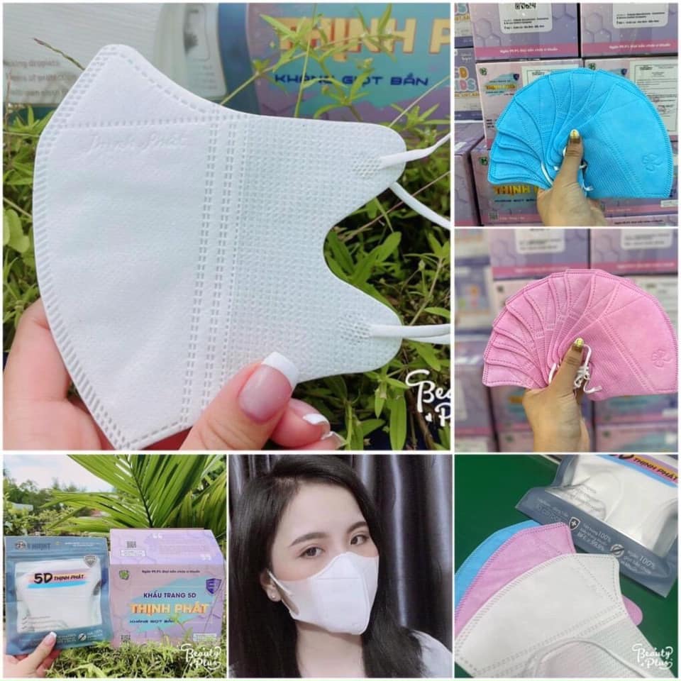 Thùng 100c Khẩu Trang 5D Thịnh Phát Hàng Cao Cấp