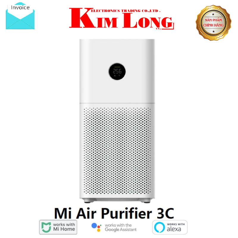 Máy lọc không khí Xiaomi Mi Air Purifier 3C Bản quốc tế - Bảo hành 12 tháng chính hãng