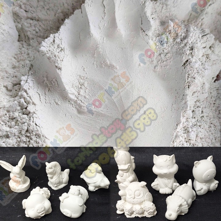 Bột thạch cao cao cấp 1kg dùng đổ khuôn đút tượng thạch cao