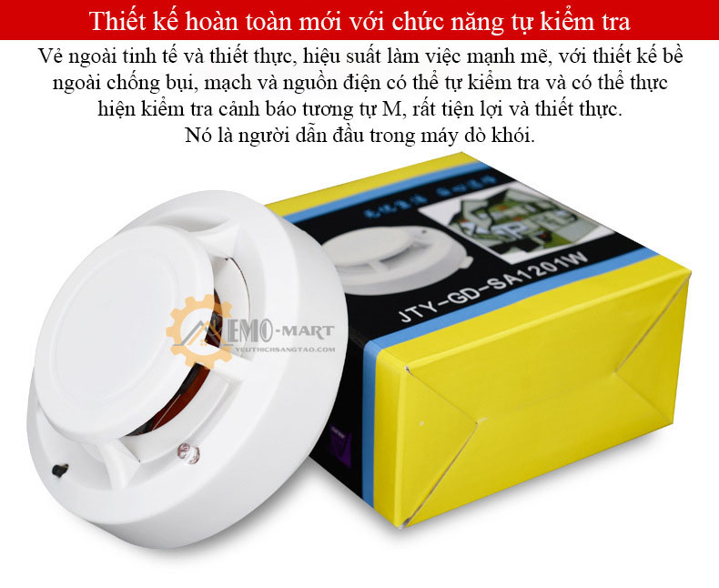 Máy báo khói báo cháy độc lập SA1201
