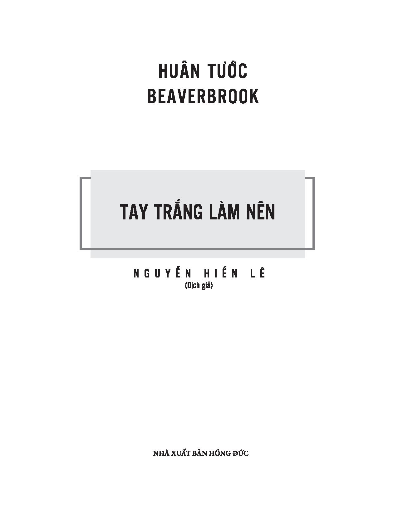 Sách Fahasa - Tay Trắng Làm Nên - Nguyễn Hiến Lê