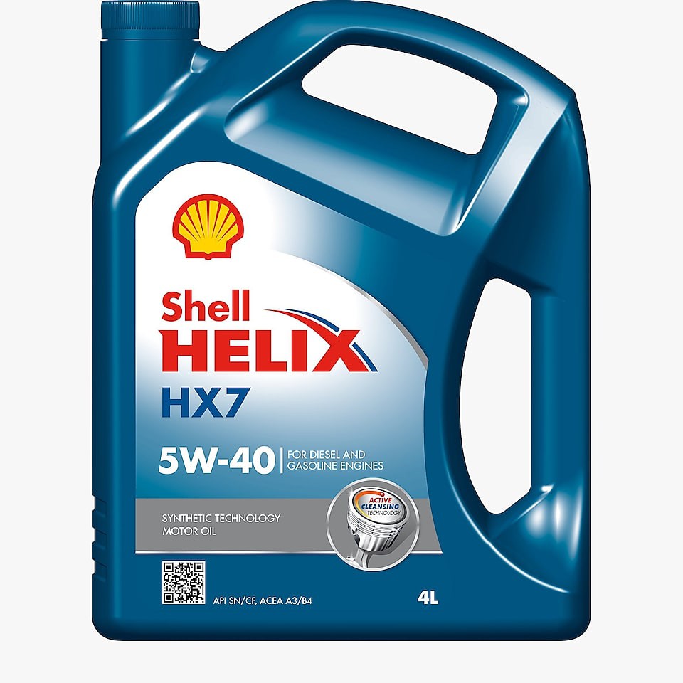 Nhớt ô tô cao cấp shell helix hx7 5w40 4l