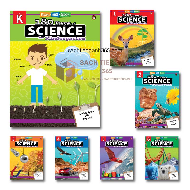 [Trọn Bộ] 180 Days of Science – Full (7 book)