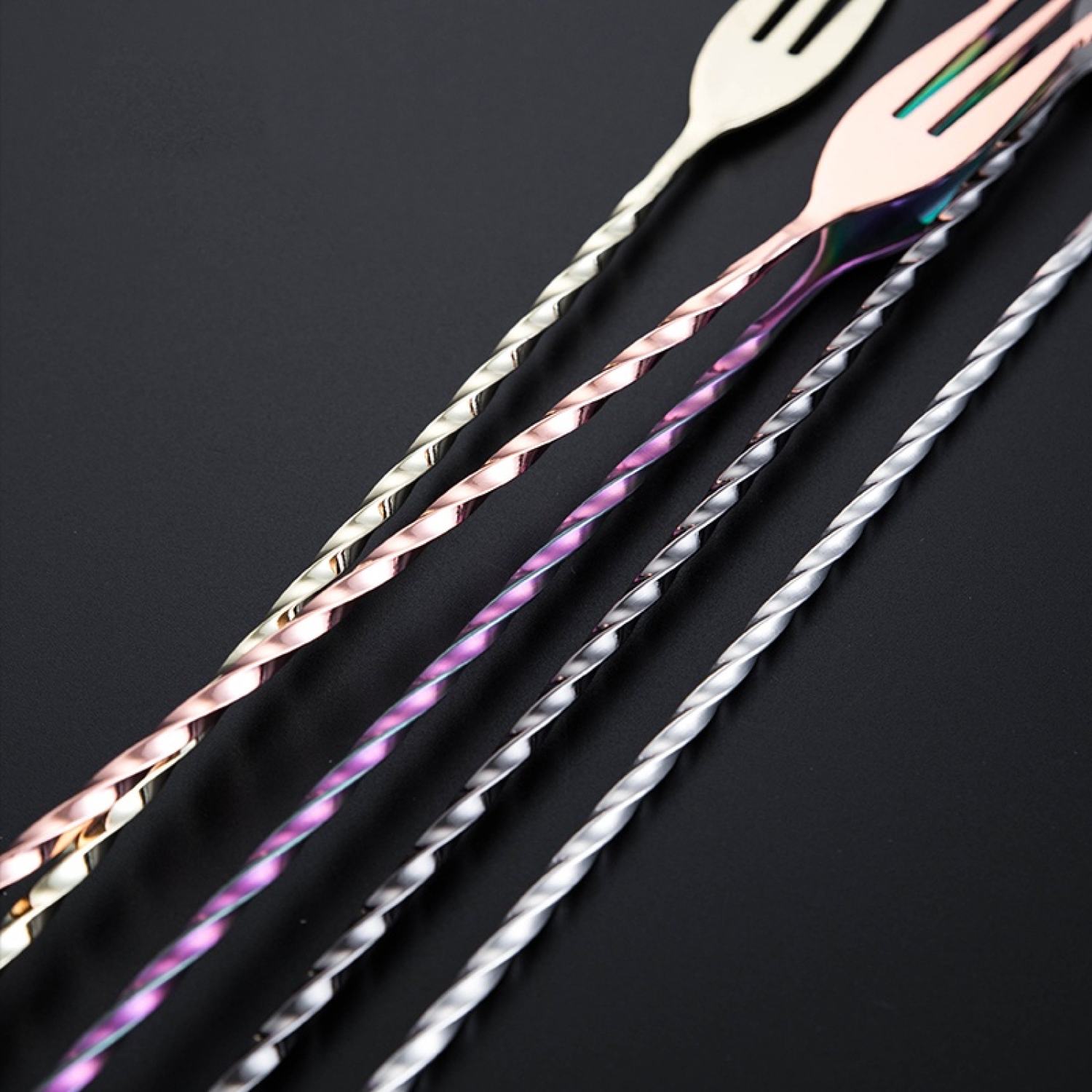 Mixing Spoon - Thìa khuấy 40cm - Dụng cụ Bartender
