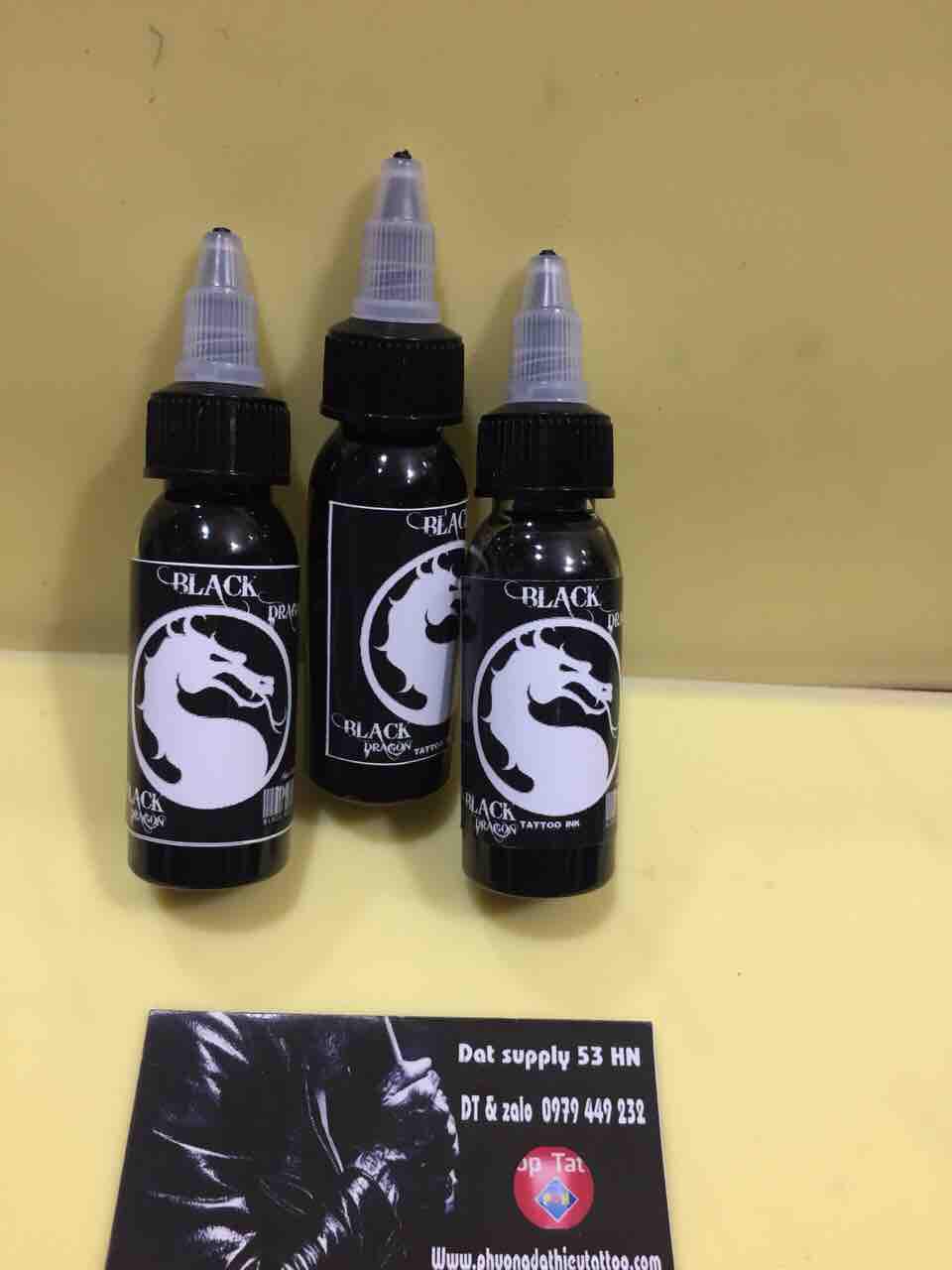 Mực xăm hình siêu đen Black Dragon 30ml 189k/1 lọ