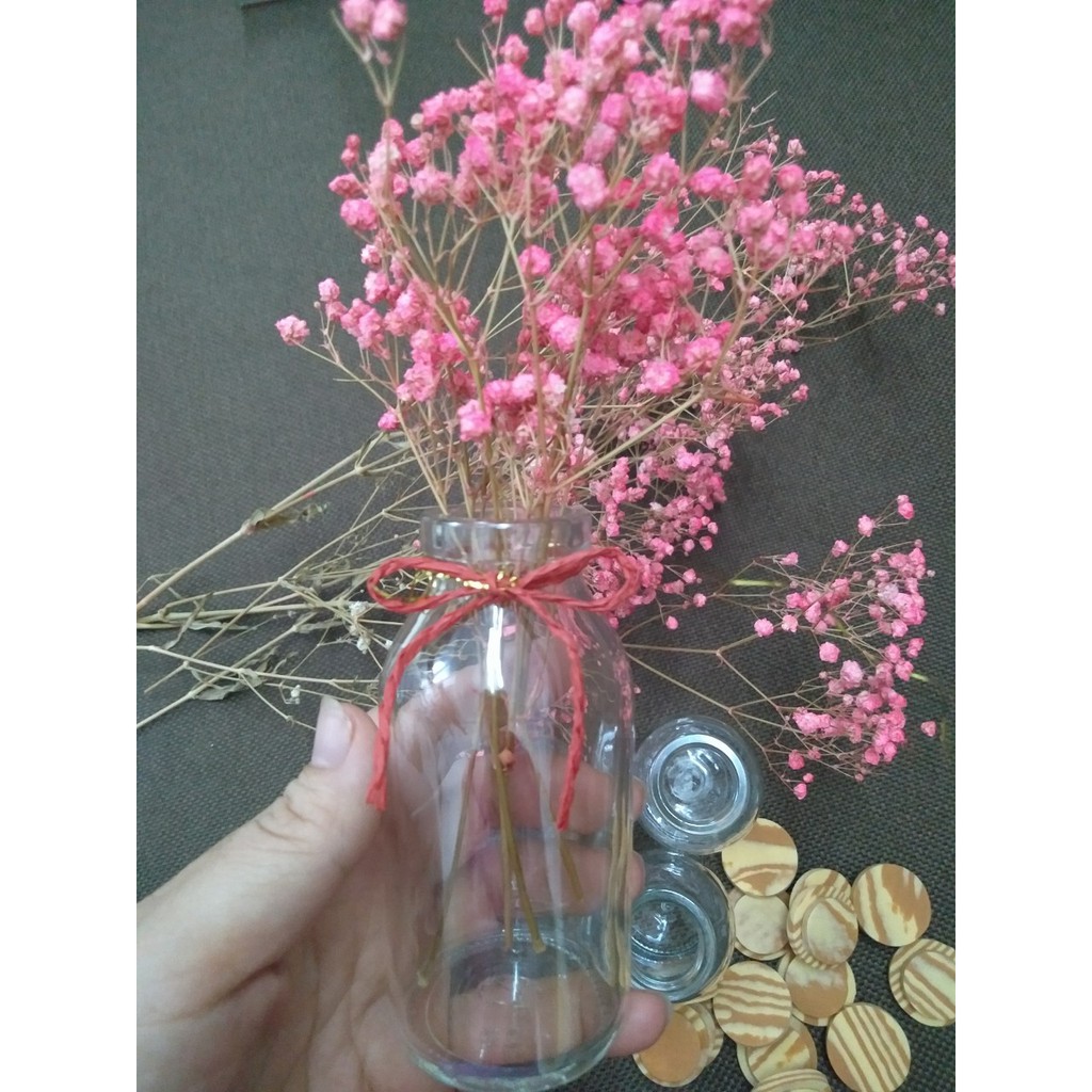 Combo 3 Lọ Thủy Tinh 100Ml Kèm Nút Xốp
