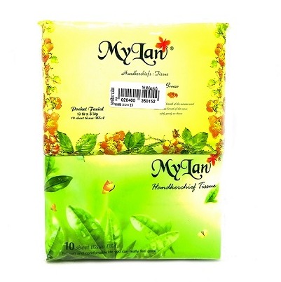 1 lốc 10 khăn giấy ăn mỹ lan