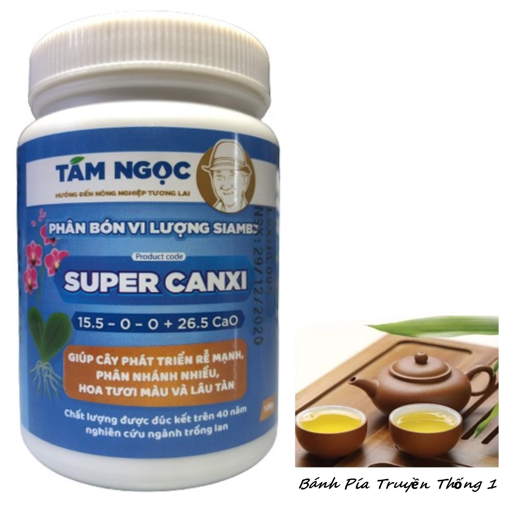 Phân bón vi lượng super canxi tám ngọc - #415a# 100g