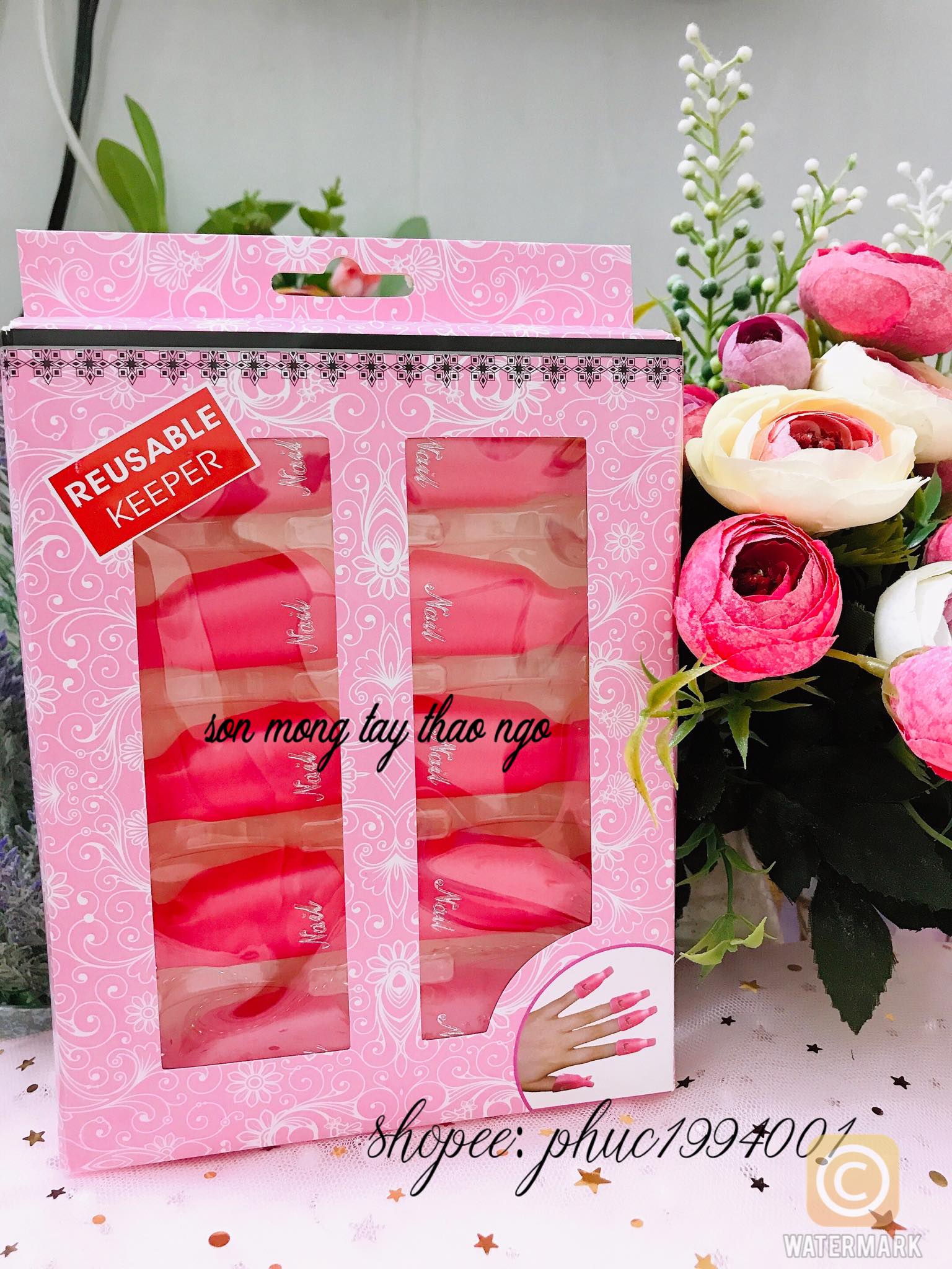 Kẹp ủ phá gel tay