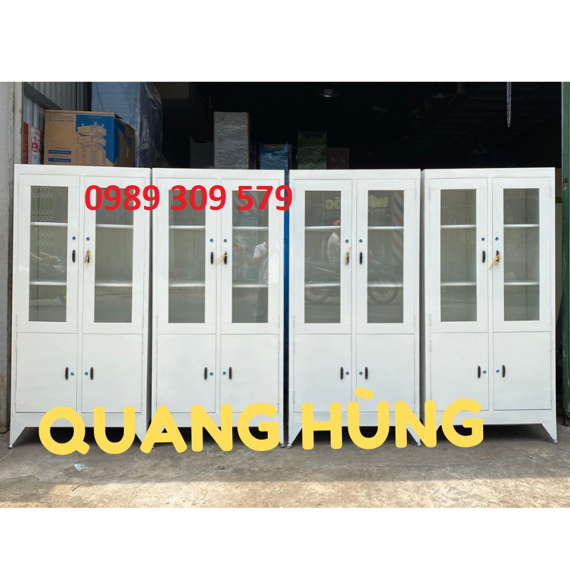 Tủ hố sơ kính văn phòng tại xưởng hcm
