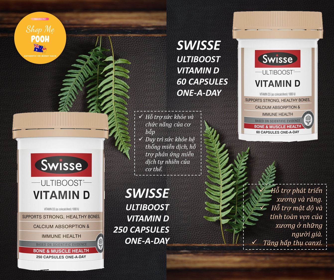 Vitamin D Swisse 250 Viên