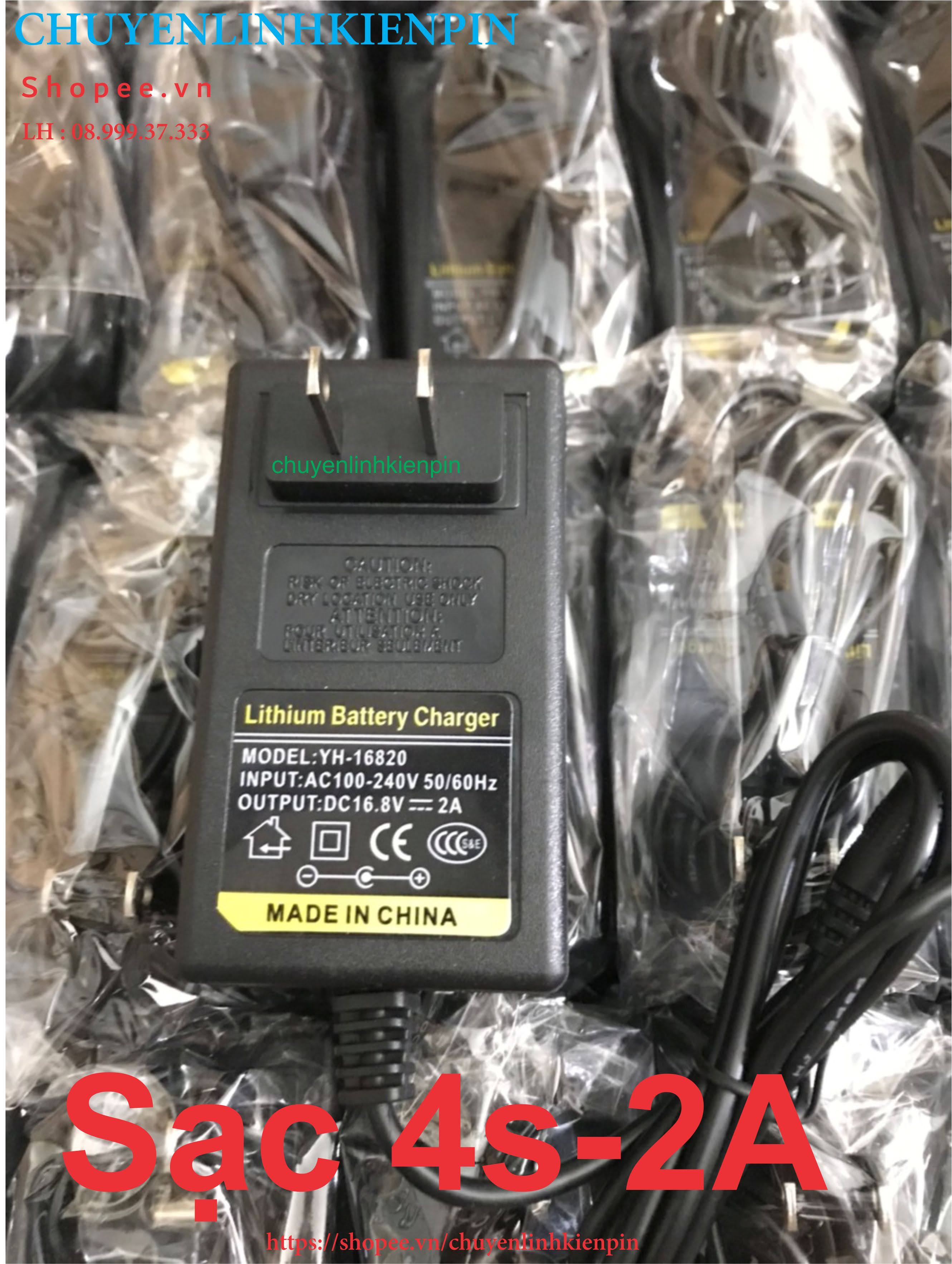 [HCM]Sạc Lion 4S 16.8V 2A TV ( có đèn báo đầy ) BL64 74