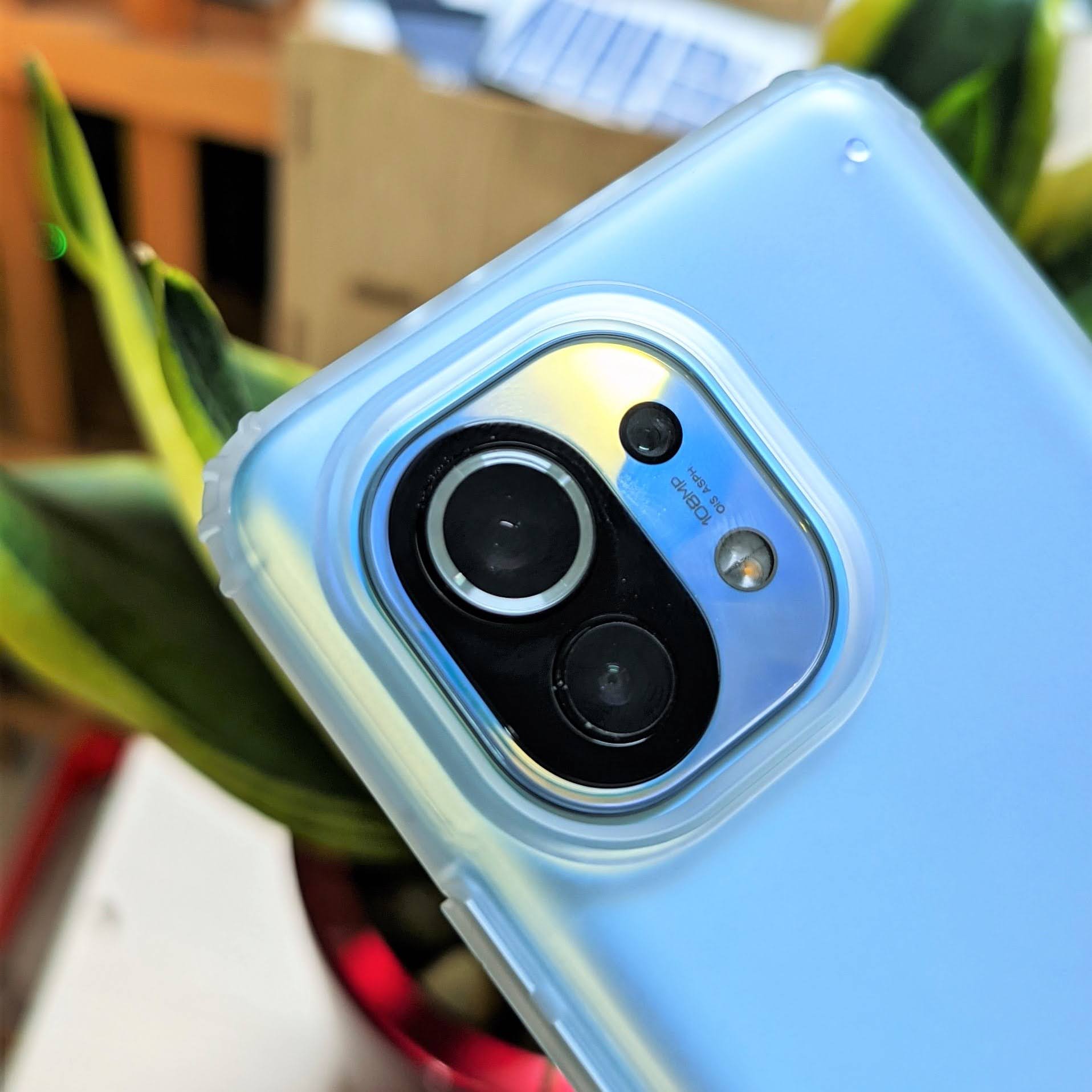 Ốp lưng Xiaomi Mi 11 nhám viền màu Ver 2
